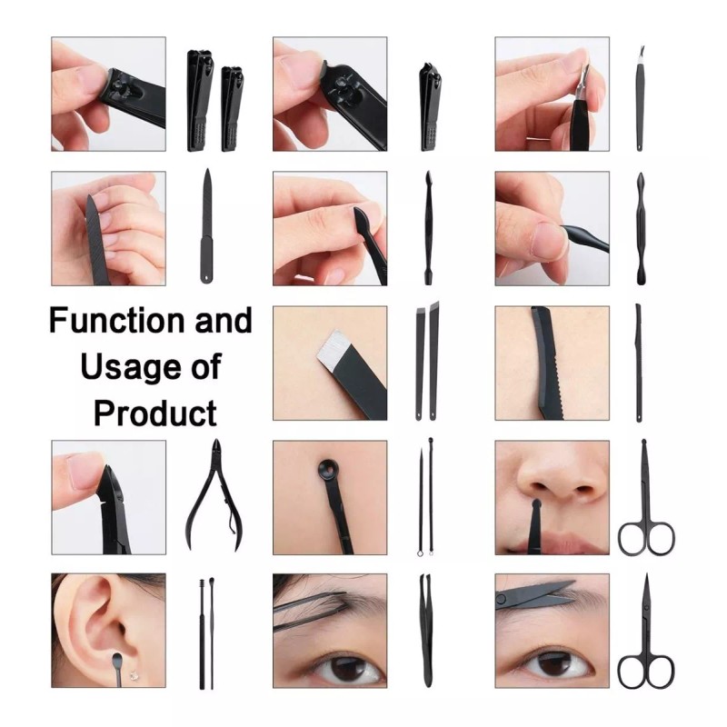 ZZON Set Para Manicura Profesional Pedicura