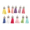 75 Pcs Keychain Blanks Tassel Set Double Sided Dye Sublimation