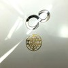 RELIGHT Shri Yantra Sticker Sticker Metal Sacred Geometric Orgonite Decor