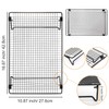 Kingrol 2-Piece Cooling Rack with Collapsible Folding Legs - for