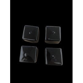 Undisclosed Pack of 10 Black End Strut Caps 1-5/8" Plastic Vinyl Uni-Strut Safety Caps