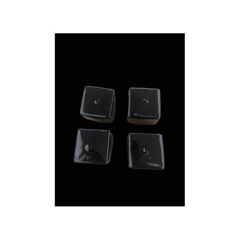Undisclosed Pack of 10 Black End Strut Caps 1-5/8" Plastic