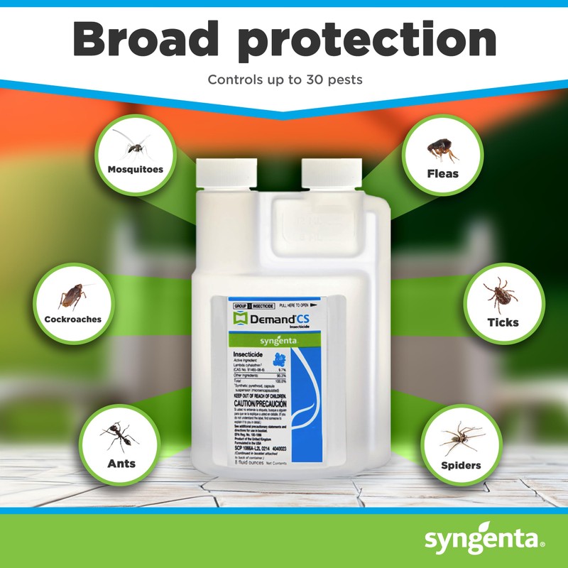 Demand CS Insecticide - Contains iCAP Technology for Long-Lasting Pest