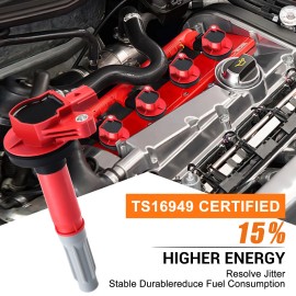 Carbole 8 x DG542 High Performance Ignition Coils For Ford F150 Mustang 5.0L V8 UF622