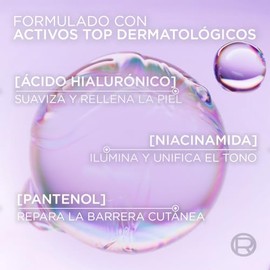 LOral Paris Revitalift Glass Skin Crema lquida. Hidrata profundamente, Rellena y da Glow al Instante, con cido Hialurnico, Pantenol y Vitamina C,...  