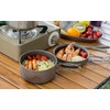 Boundless Voyage Outdoor Titanium Pot with Pan Set with Collapsible