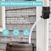Rainwater Collection System, for 2'' x 3'' Standard Gutter Downspout