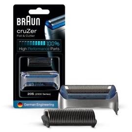 Braun 072676 20S Razor Shaver Foil and Cutter Combo Pack, Silver, for CruZer Models