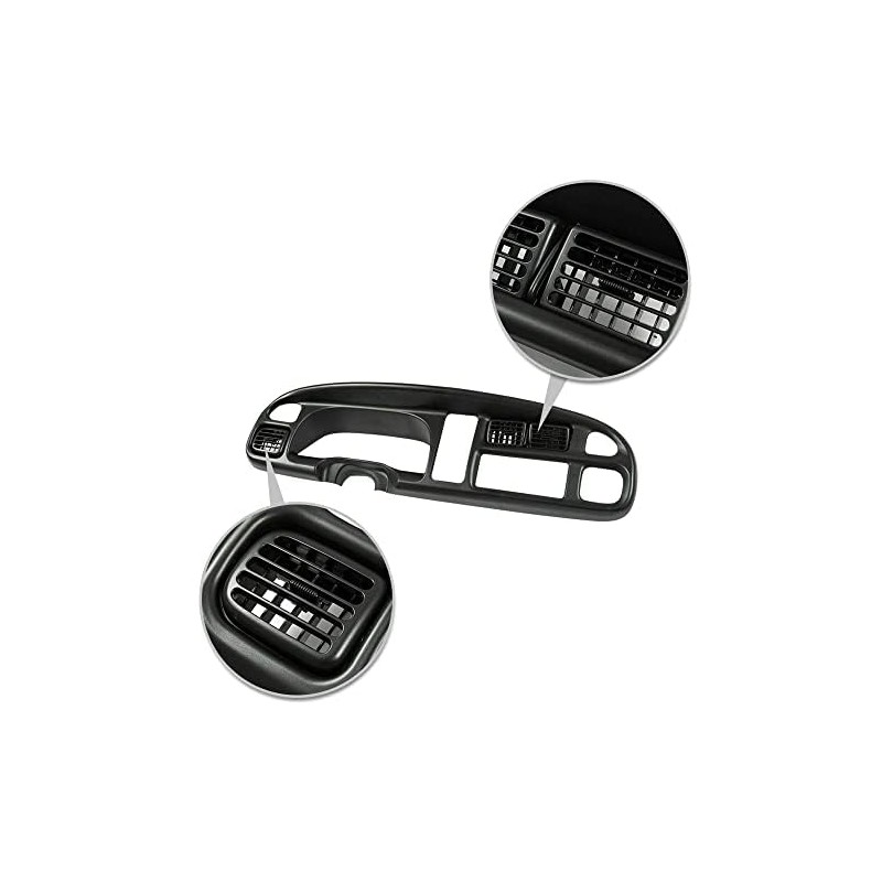 PIT66 Dash Board Bezel Cover Compatible with 1998-2002 Dodge Ram