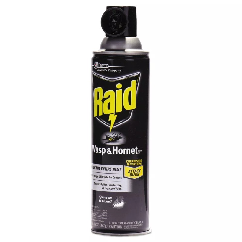 Raid 668006 14 oz. Wasp & Hornet Killer Spray (12/CT)