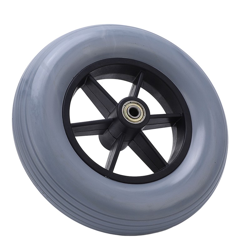 194mm Gray Electric Wheelchair Wheel Non Slip No Noise Stable