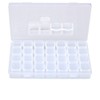 Qoosea 28 Grids Diamond Embroidery Box, Diamond Storage Box Beads