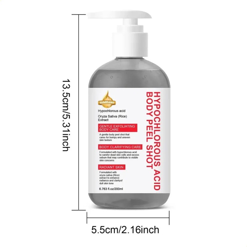 Gel Corporal Exfoliante Ácido Hipocloroso 200ml No