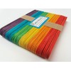 Large Eco Wooden Lollipop Coloured Craft Sticks Lolly 150mm x