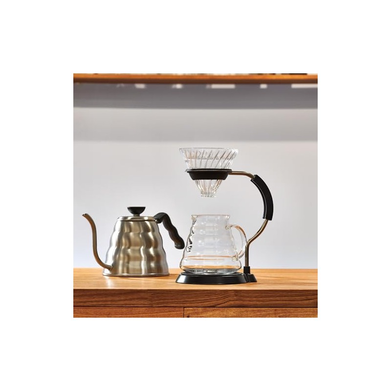 Hario V60 Arm Stand with Glass Dripper Pour Over Set