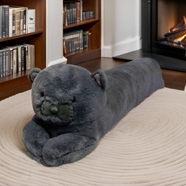 Ryttir Ultra Soft Stuffed Cat Stuffed Animal Plush Pillow- 40" Long Fluffy Kitty Hugging Toy,Hypoallergenic Cat Toys for Kids & Adults