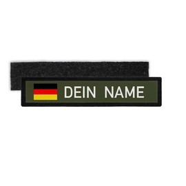 Copytec Name Patch Germany Olive Name Patch Sew-On Name Germany Velcro #25285