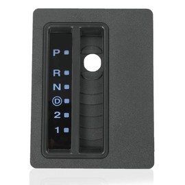 DOTCOM Automatic Floor Shift Indicator Bezel Trim Auto Console Compatible with 1997-2006 Jeep Wrangler TJ 06130553 (Black)