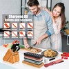 HMPLL Knife Sharpening Stone Set, Professional Whetstone 4 Side Grit