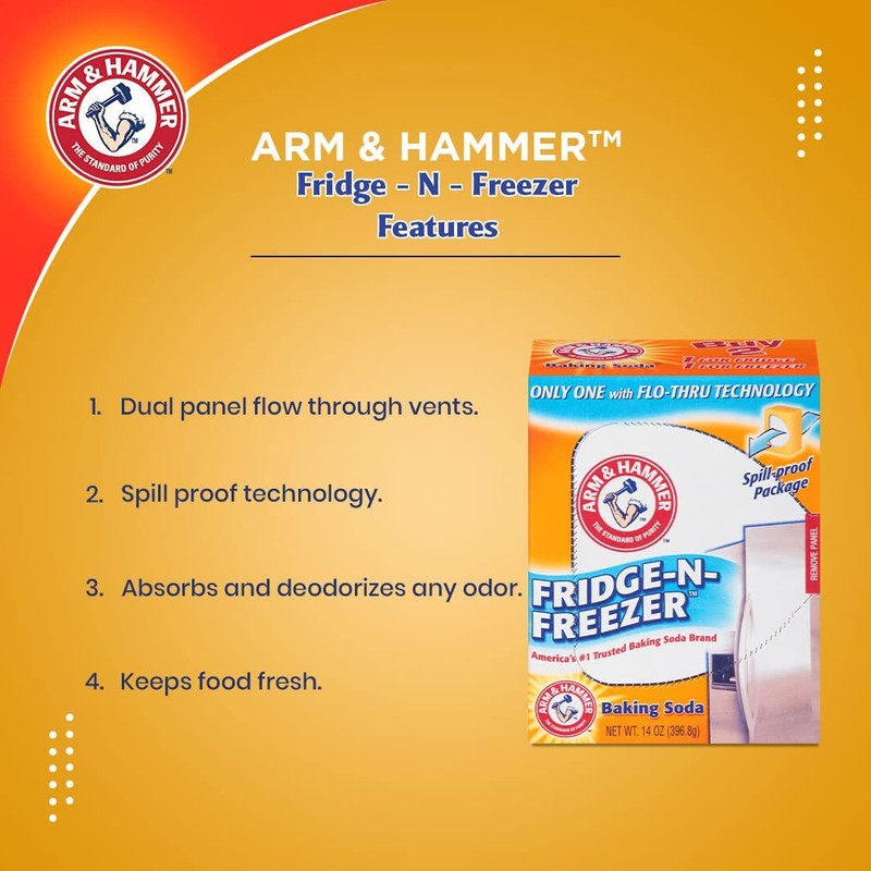 Arm & Hammer Fridge-N- Freezer No Scent 14 oz. Cleaning