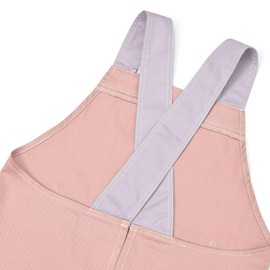 COLORFUL CANDY STYLE N7910710 Back Cloth Children's Apron (39.4 - 47.2 inches (100 - 120 cm), Dull Plain, Dull Rose, For Girls, Children, Just Put On, Triangle Width Set