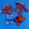 Aprince 16pcs 4th of July Headbands and Star Glasses,Red White