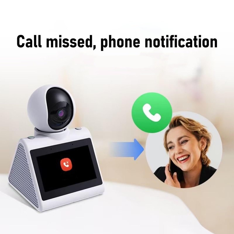 Two-way Video Calling Camera with HD Screen, 2K Indoor Home