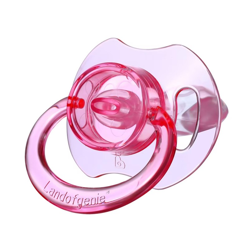 Landofgenie Adult Pacifiers Set Large Shield Transparent Design Pacifier Bone