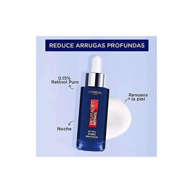 L'Oréal Paris Sérum Noche Retinol Puro Revitalift 30 Ml Tipo