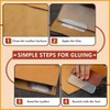 Aswalling 2-Pack Glass Slicker for Leathercraft Burnishing Leather Burnishing Tool