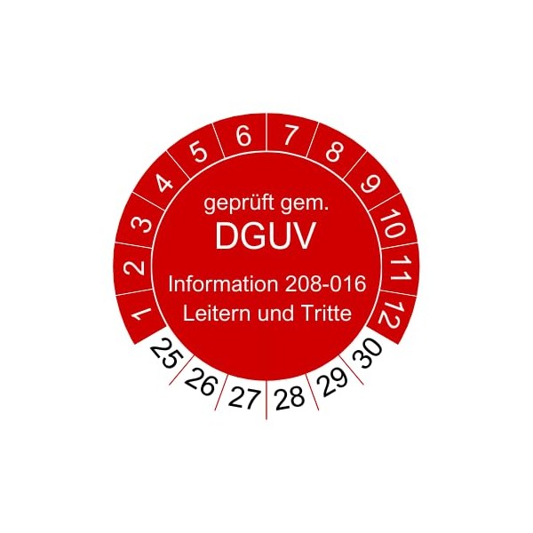 20 Test Badges Ladders and Steps 2024-30 mm - 2025-2030
