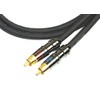 BELDEN 8412-BLACK Black RCA Cable with Plug 1.5 ft (46