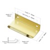Ravinte Hardware 12 Pack Gold Cabinet Handles, 3 Inch (76mm)