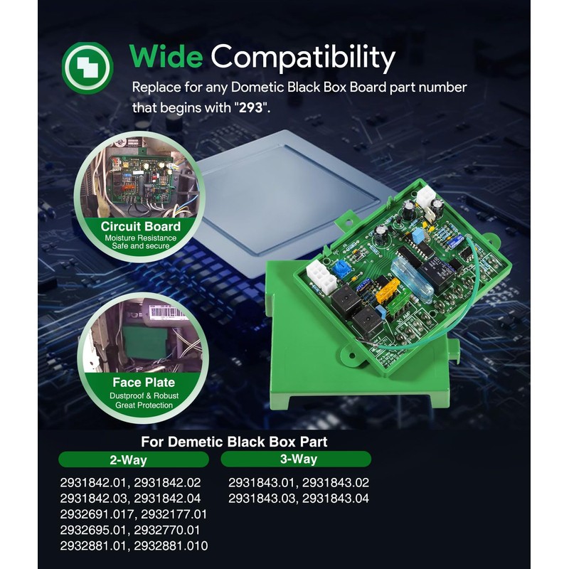 Micro P-711 Circuit Control Board Replacement for 2 Or 3
