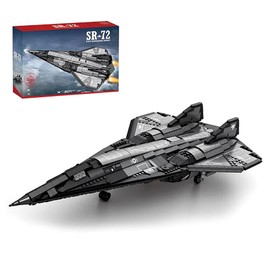 kowkis SR-72 Reconnaissance Aircraft WW2 Military Building Set,Military Airplane Toy Army Construction Sets,Helicopter for Military Enthusiast Toys Present for Adult （2071Pcs）