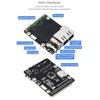 Waveshare Mini Dual Gigabit Ethernet Base Board Compatible with Raspberry