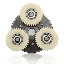 flexman E Bike Motor Gear Clutch Kit, 3Pcs 36T Nylon Gear with Bearing and 88mm Clutch to Replacement for 500W to 750W Motor Metal Solid Gear