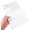 OHPHCALL Long-lasting Tear-off Planner Notepad Monthly Planner Daily Desk Pad