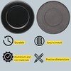 4-Piece set of gas stove burner cover, Suitable for gas