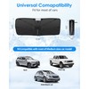 [2024 Newest] Yampahapa Car Windshield Sun Shade Umbrella, Sunshade for
