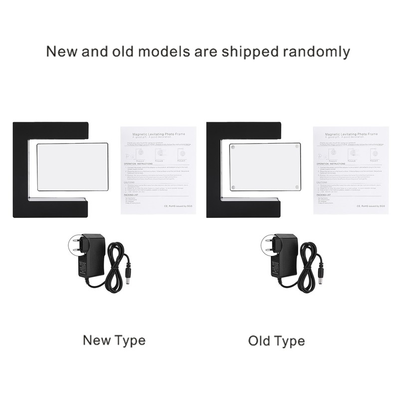 LED Magnetic Levitation Photo Frame Home Office Wedding Decoration