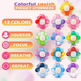 12 PCS Fidget Spinners Sensory Fidget Toys Party Bag Fillers Easter Gifts for Kids Adults Stress Relief Hand Spinner