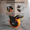 3 Inch Caster Wheels, Casters Set of 4, Heavy Duty