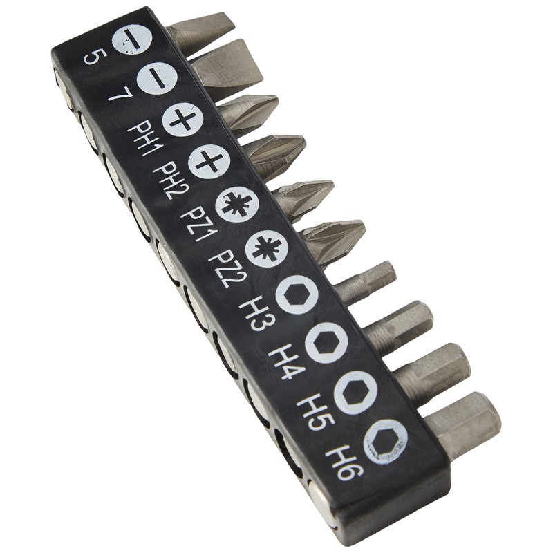 Rolson 28909 11 pc Offset Ratchet Screwdriver Set