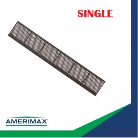 Amerimax Home Products PACK OF SNAP-IN BROWN GUTTER GUARD COVER SCREEN DEBRIS LEAF PROTECTION 3FT UNITS - 3 Feet - Single Unit