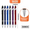 SOMCO - Pack Of 6 Ballpoint Pens With Stylus Tip