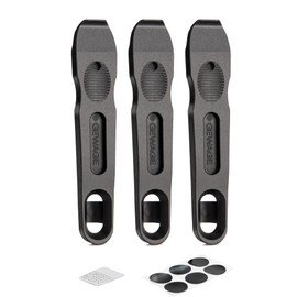 GEWAGE Bicycle Tyre Lever, Bicycle Tyre Repair Kit with 6 Pre-Glued Tyre Patches and Metal Files, Bicycle Change Tool for Repairing Bicycle Inner Tubes