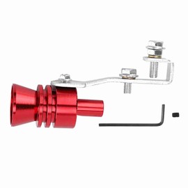 Red Turbo Sound Whistle Muffler Exhaust Pipe Simulator Whistle Fit for Accord for Universal Turbo Sound Exhaust Sound Booster Car Turbo Whistle Exhaust Pipe Exhaust Pipes Exhaust