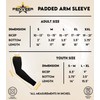 Penveer Compression Padded Arm Sleeves for Youth & Adults -