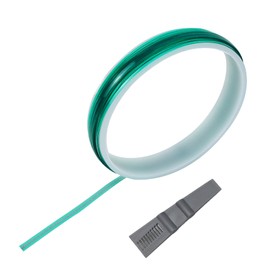 wuyaoyao Knifeless Vinyl Wrap Cutting Tape, 5m/16.4ft Vinyl Film Wrap Edge Detailer Tape, Finish Line Cutting Tape with Squeegee, Graphic Decal Wrapping Film Cut Tool for Car Motorcycle Boat